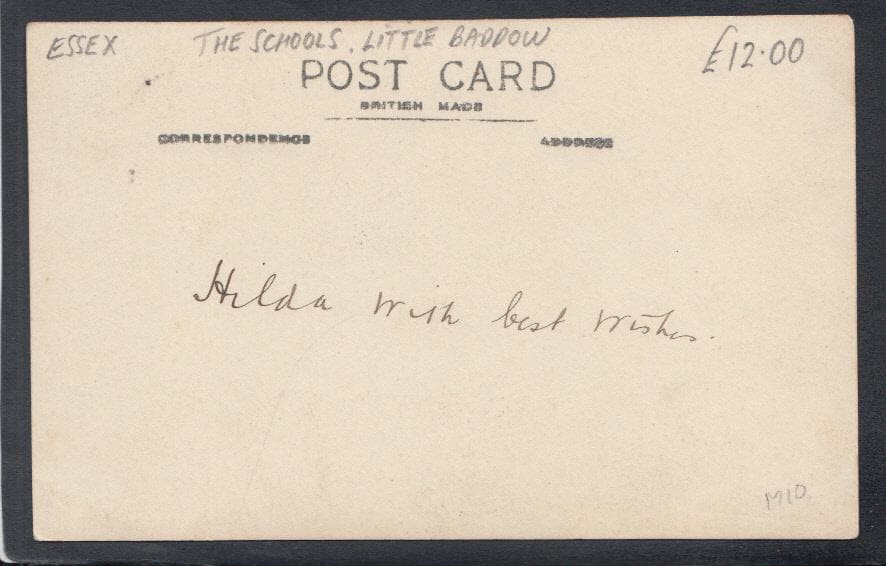 Essex Postcard - The Schools, Little Baddow - Mo’s Postcards