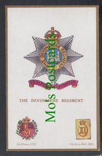 Load image into Gallery viewer, Military Postcard -The Devonshire Regiment