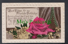 Load image into Gallery viewer, Greetings Postcard - Best Wishes For My Friend's Birthday