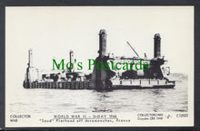 Load image into Gallery viewer, Military Postcard - "Spud" Pierhead off Arromanches