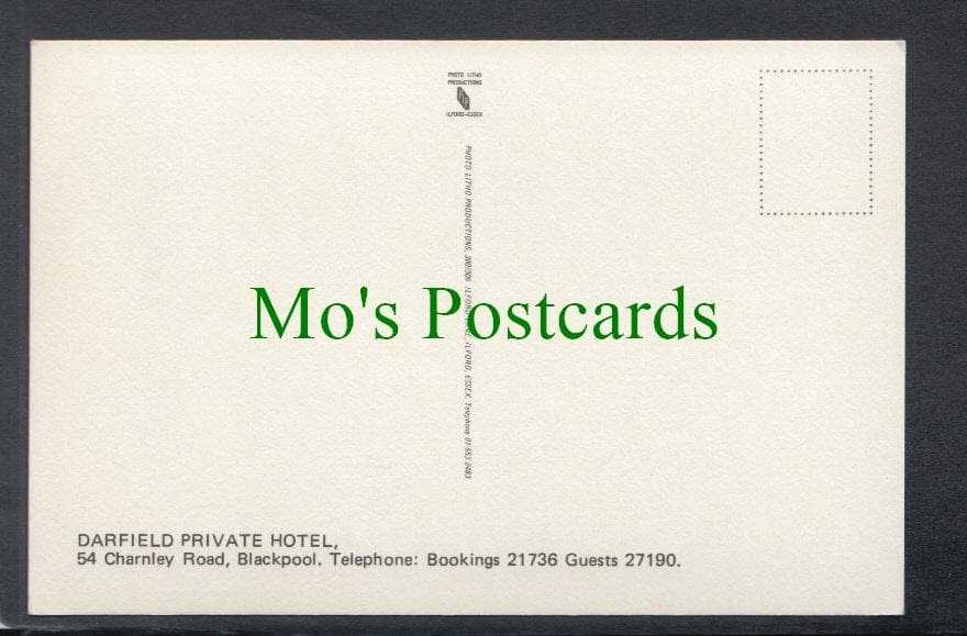 Darfield Private Hotel, 54 Charnley Road, Blackpool