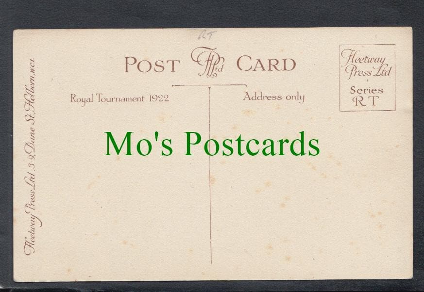 Military Postcard - The Royal Tournament 1922
