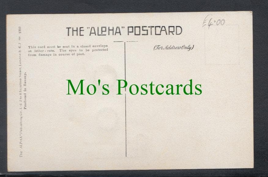 Novelty Postcard - Broadcasting, Moving Eyes