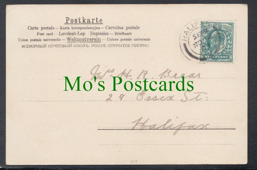 Glamour Postcard - Young Lady