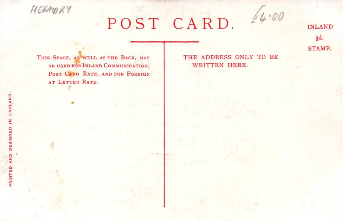 Heraldic Postcard - Hammersmith - Ja Ja Heraldic Series - Mo’s Postcards