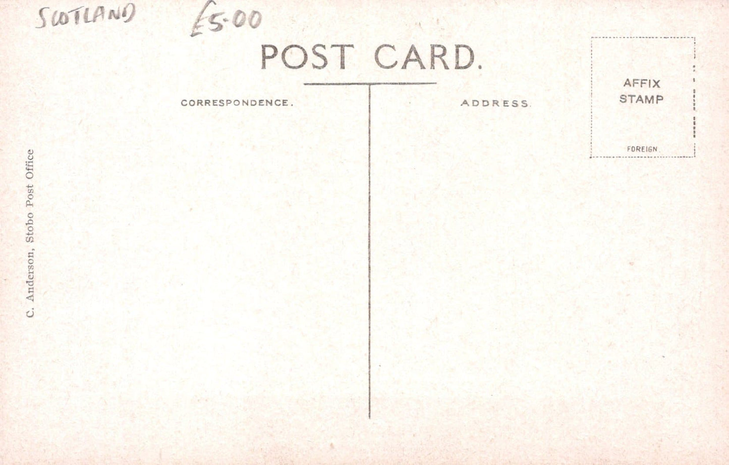Scotland Postcard - St Kentigerns Altar and High Road, Stobo - Mo’s Postcards