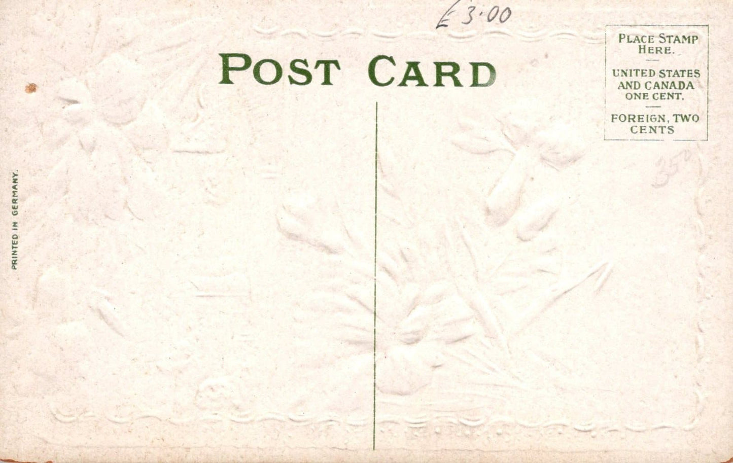 Embossed Greetings Postcard - Birthday Greetings - Flowers - Mo’s Postcards