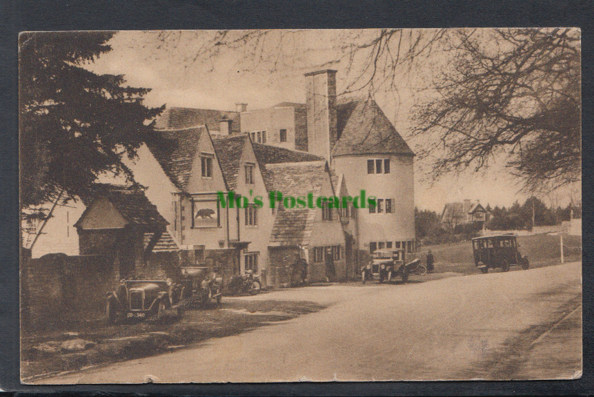 Gloucestershire Postcard - The Bear Inn, Rodborough Common , Near Stroud, 1946 - Mo’s Postcards