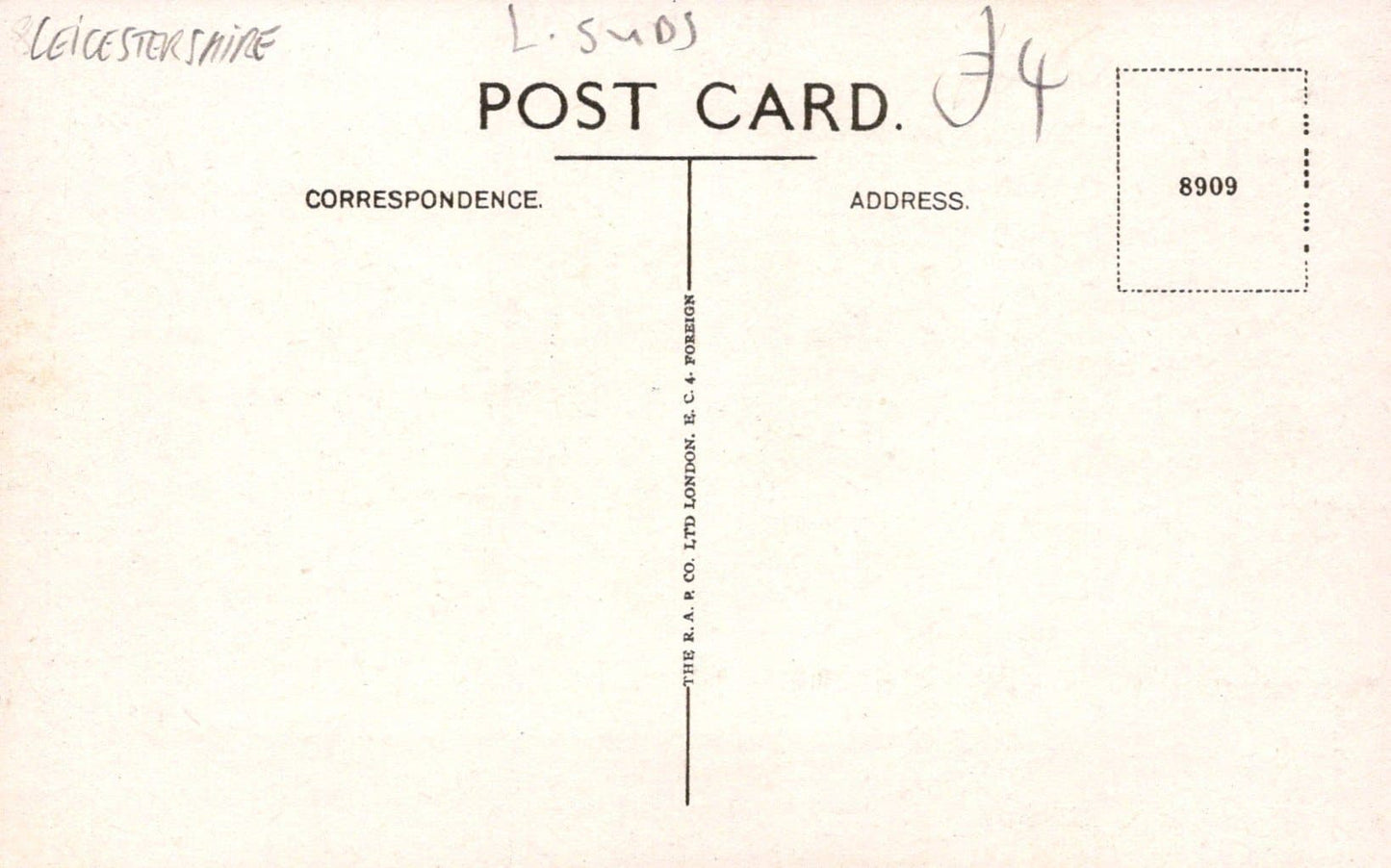 Leicestershire Postcard - Scraptoft Hall Lane, Leicester - Mo’s Postcards