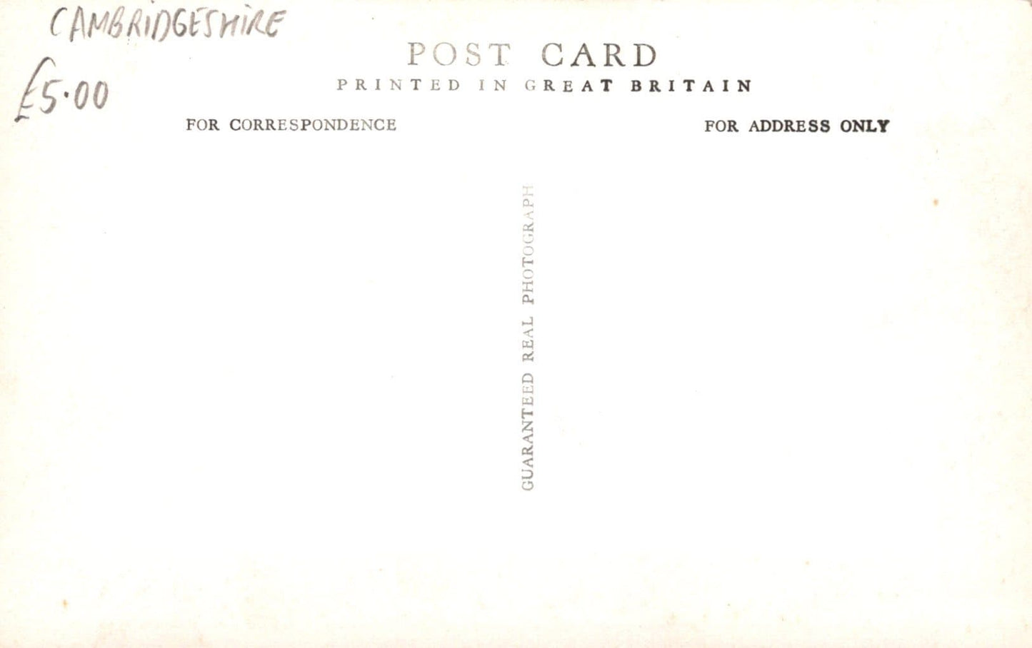 Cambridgeshire Postcard - Home of Rupert Brooke, 1909 II - The Orchard, Grantchester - Mo’s Postcards