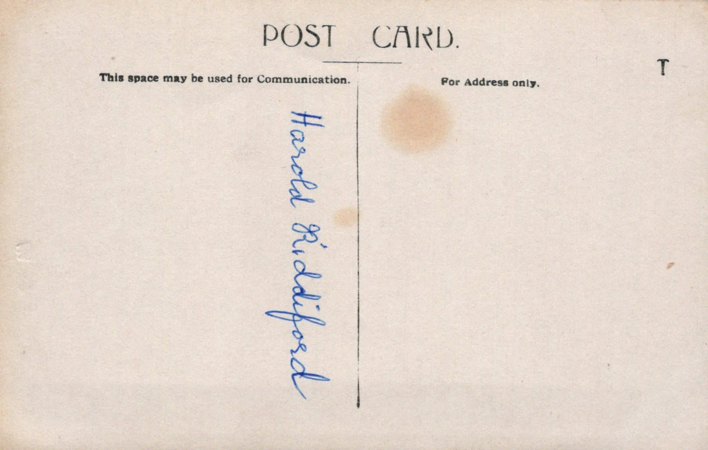 People Postcard - Real Photo Portrait of a Baby Called Harold Riddiford - Mo’s Postcards