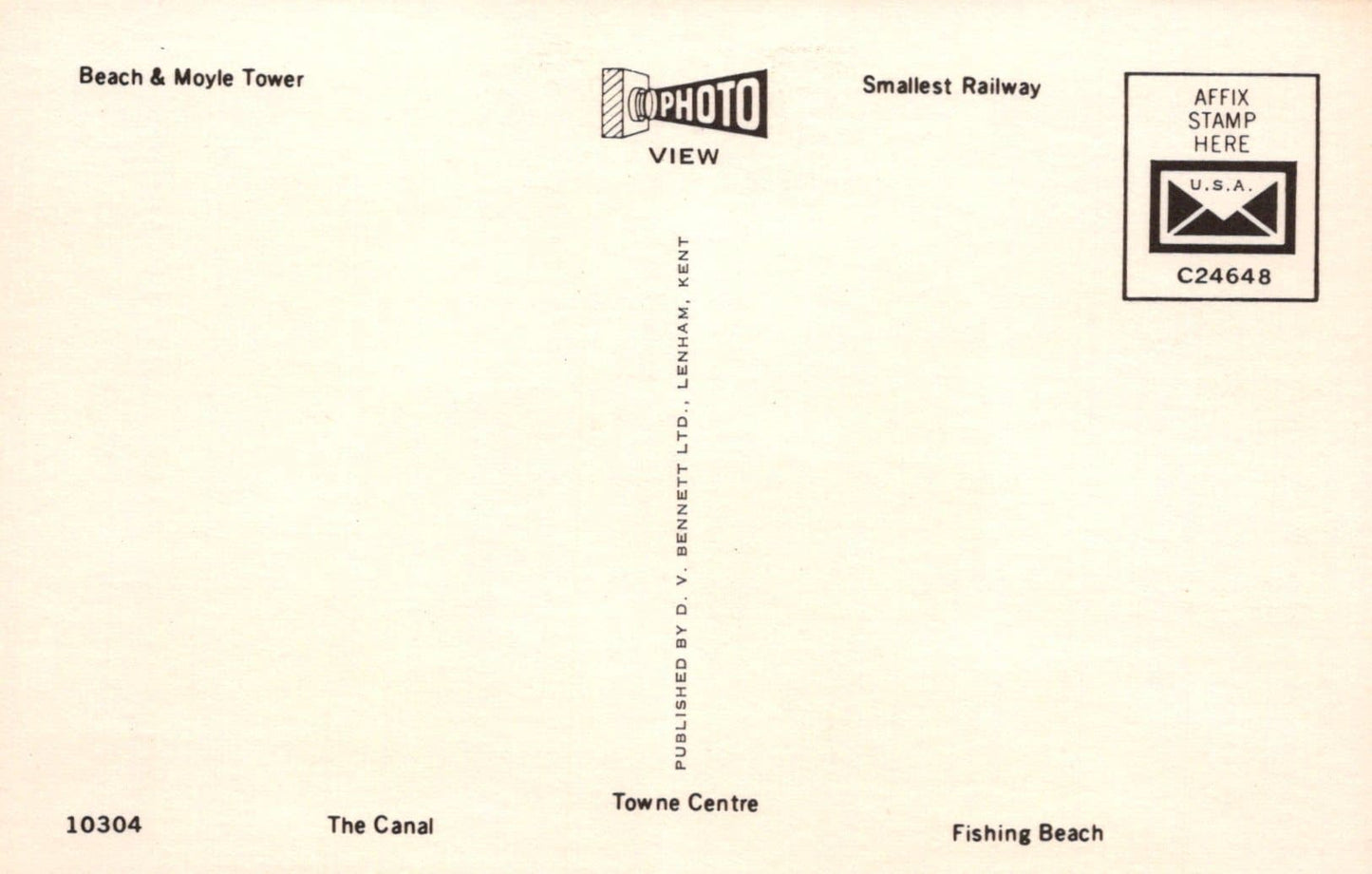 Kent Postcard - Views of Hythe - Mo’s Postcards