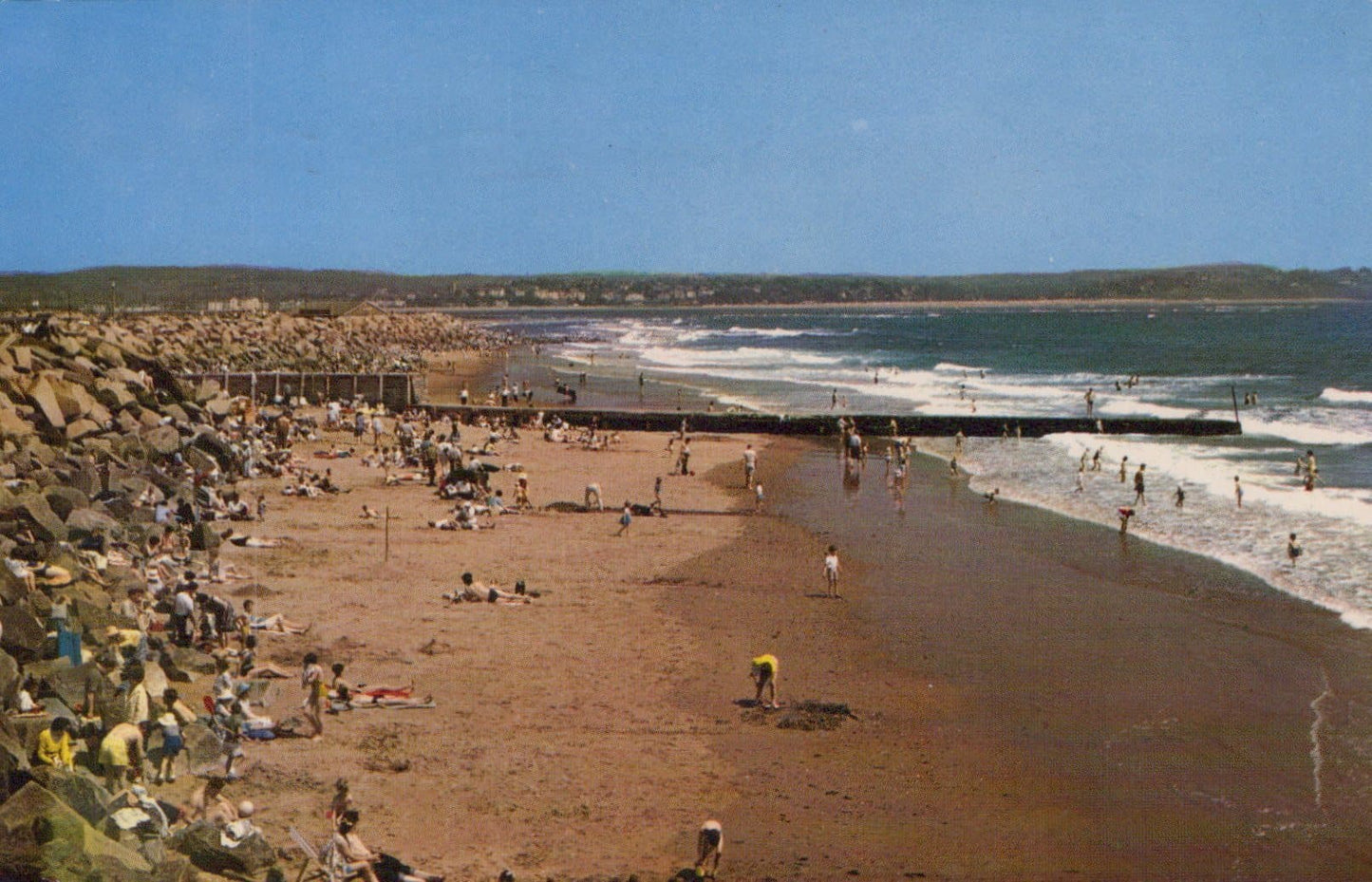 Devon Postcard - The Beach, Dawlish Warren, 1965 - Mo’s Postcards