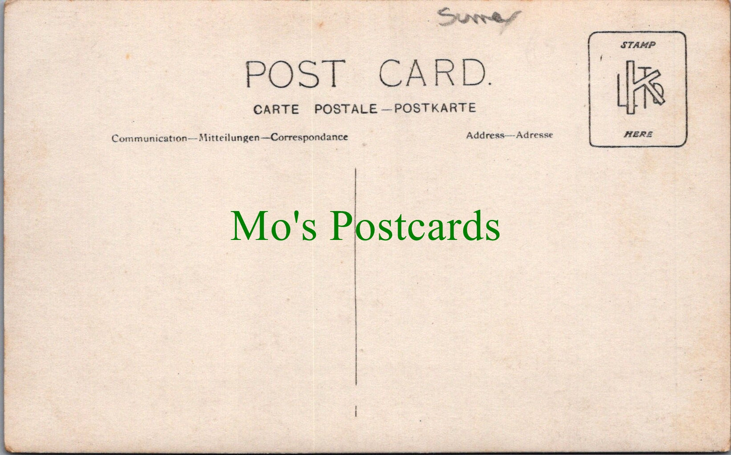 Military Postcard - Large Group of Soldiers, Weybridge?