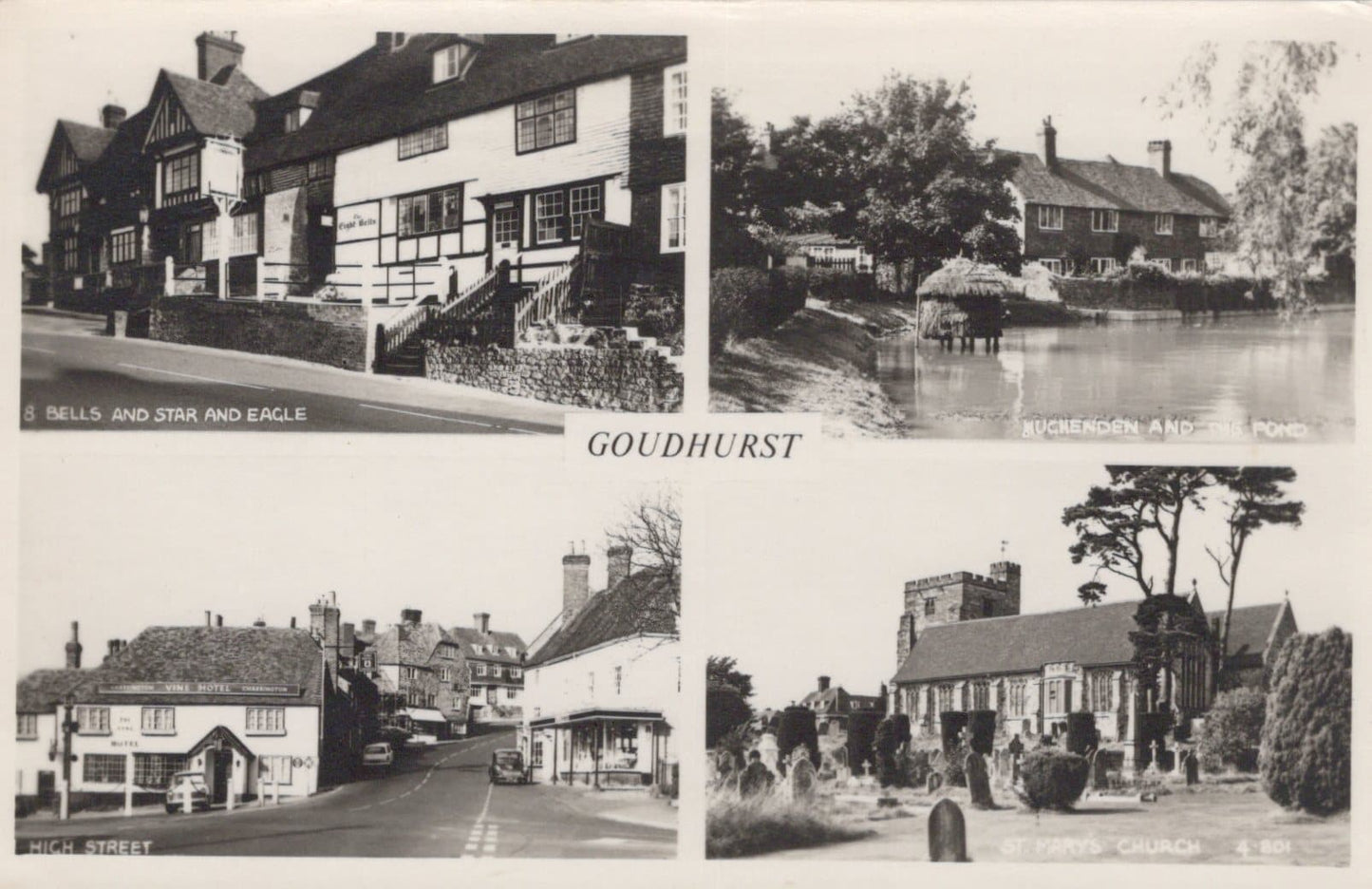 Kent Postcard - Views of Goudhurst - Mo’s Postcards