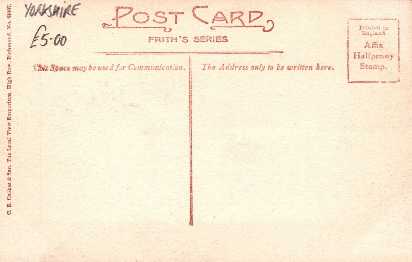 Yorkshire Postcard - Catterick Village - Mo’s Postcards