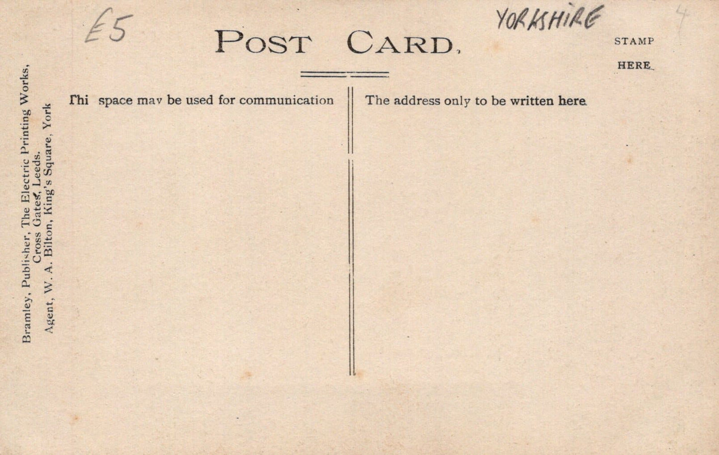 Yorkshire Postcard - Souvenir From Helmsley - Mo’s Postcards