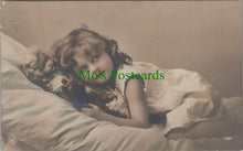 Load image into Gallery viewer, Children Postcard - Girl With Her Toys