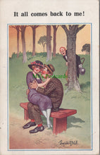 Load image into Gallery viewer, Comic Postcard - Park Bench / Couple