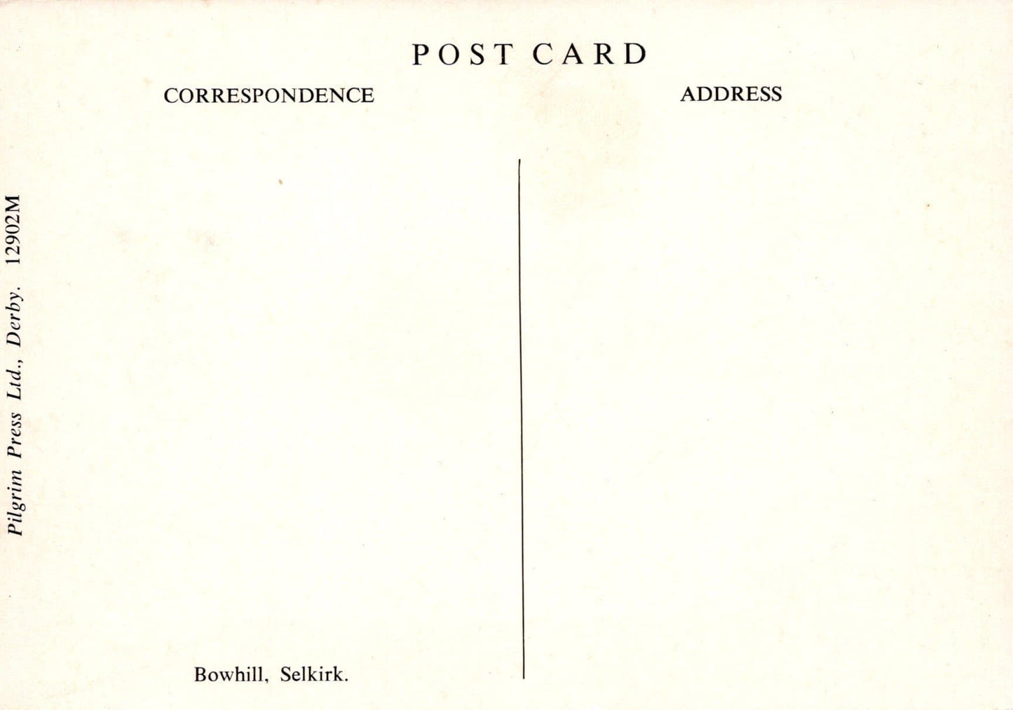 Scotland Postcard - Bowhill, Selkirk - Mo’s Postcards