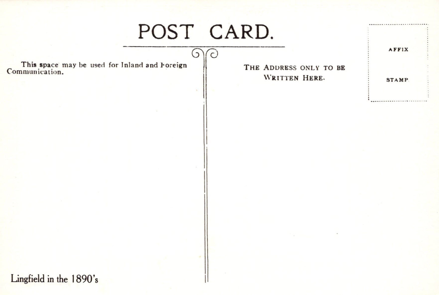 Surrey Postcard - Pencil Sketch of a Jacobean House, Lingfield in The 1890's - Mo’s Postcards