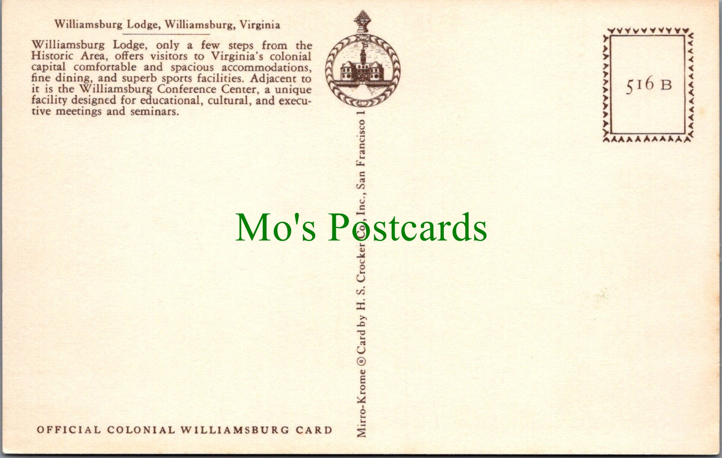 Williamsburg Lodge, Williamsburg, Virginia
