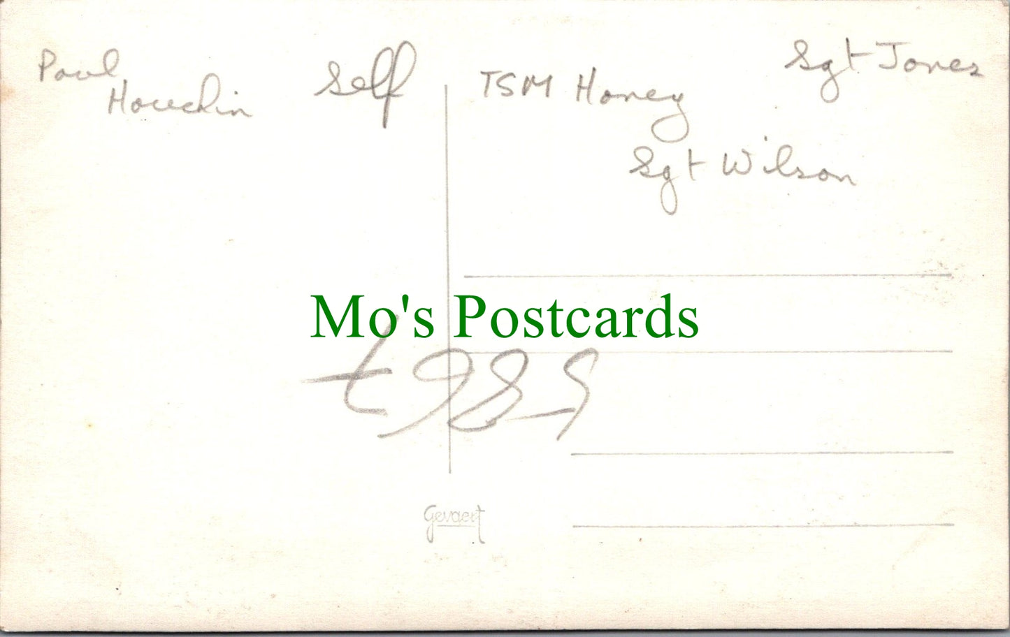 Military Postcard - Soldiers on Mounted Patrol