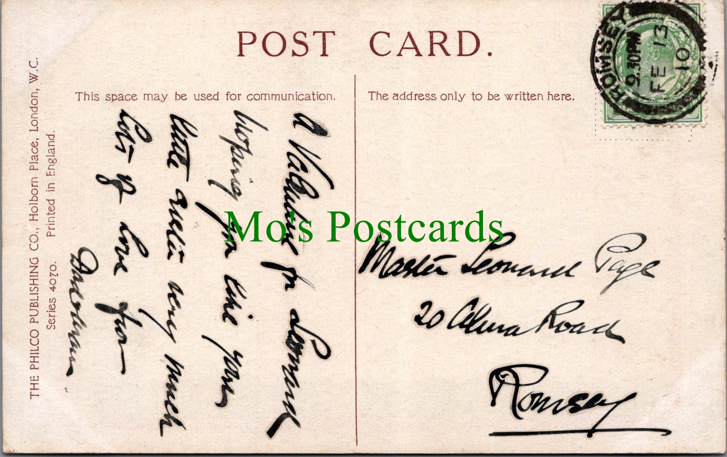 Children Postcard - "It's So Simple"