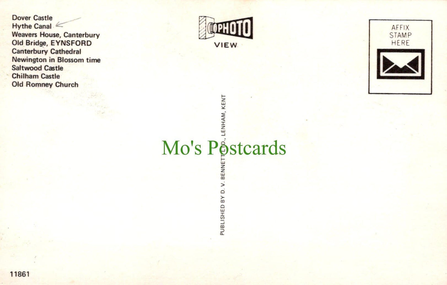 Kent Postcard - Views of Kent - The Garden of England - Mo’s Postcards