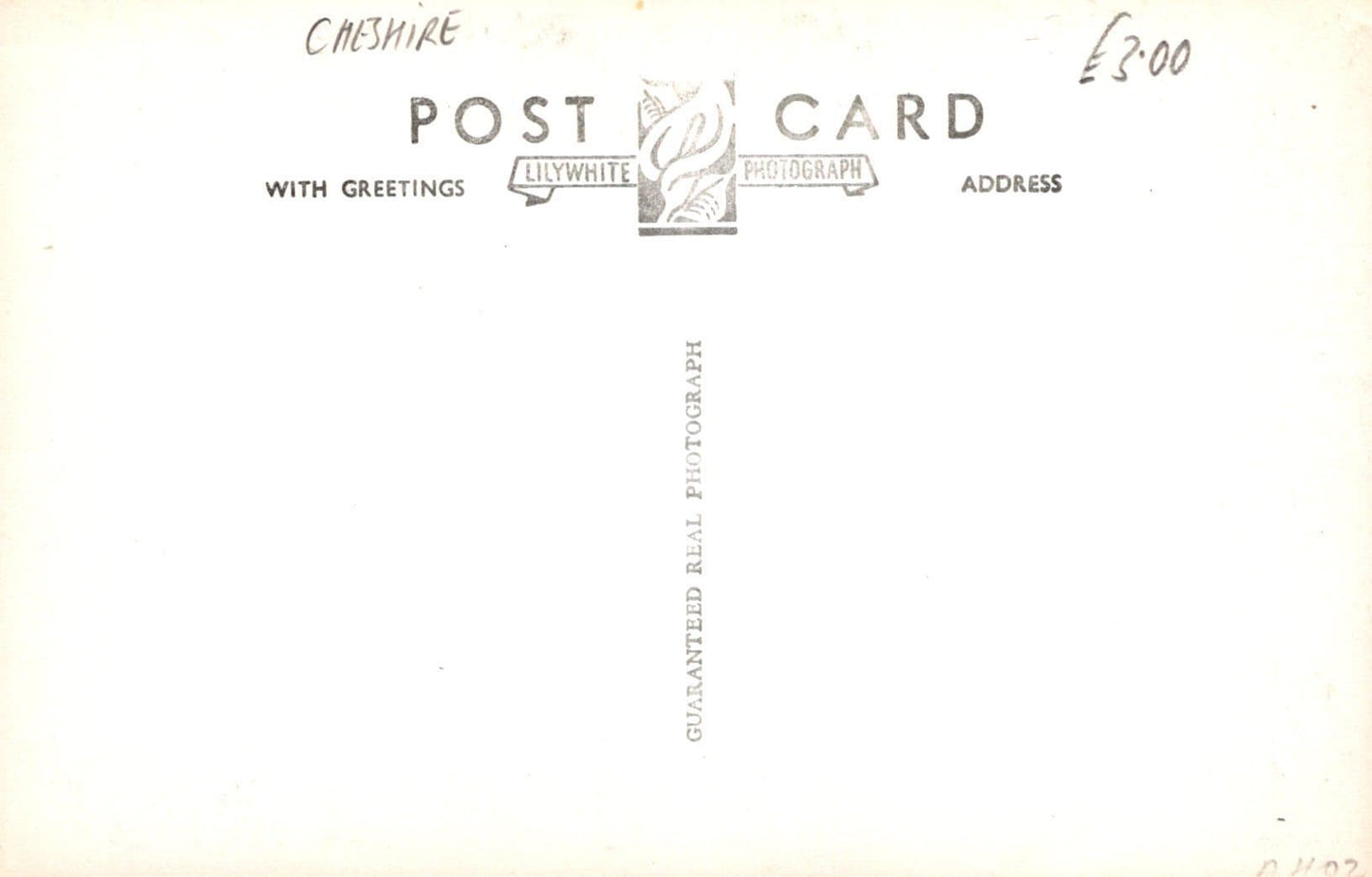 Cheshire Postcard - Lyme Hall, Disley - Mo’s Postcards