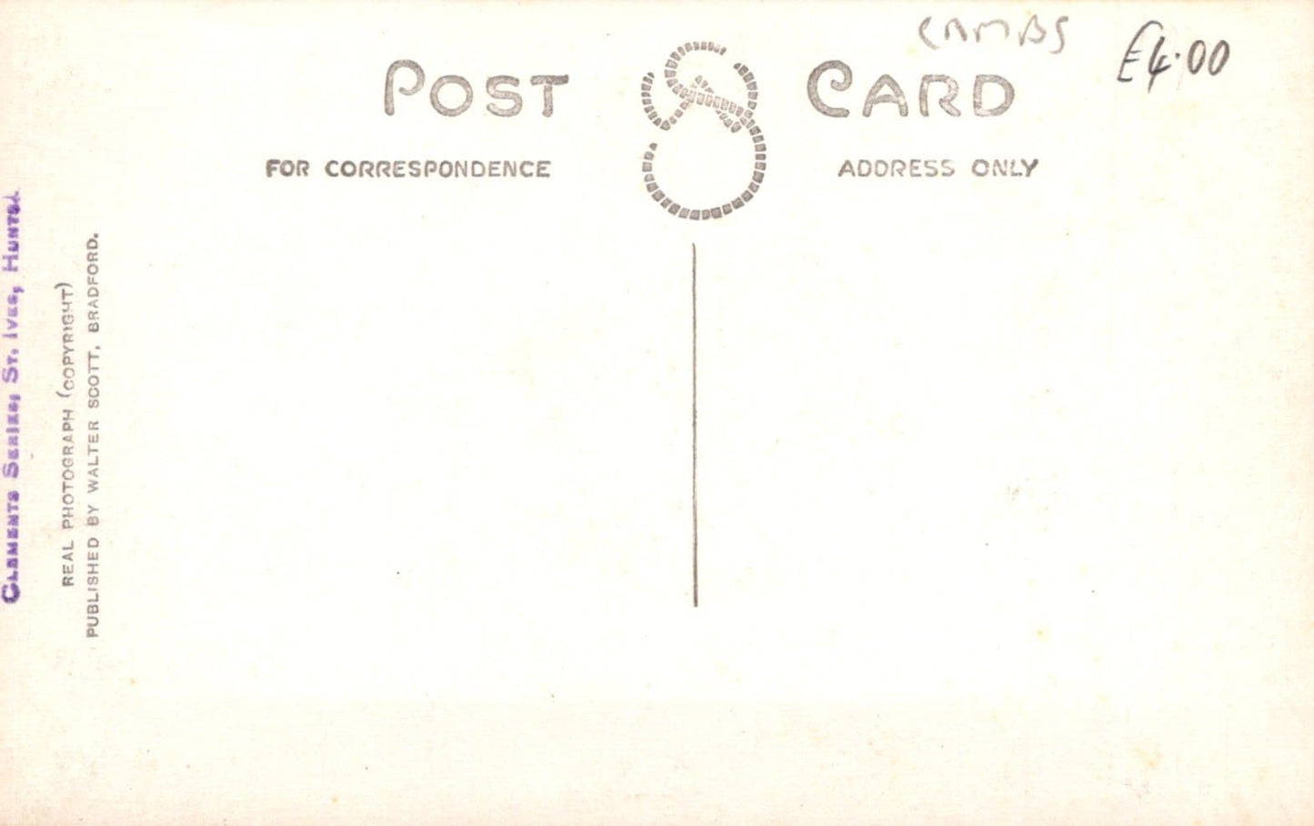 Cambridgeshire Postcard - Statue of Oliver Cromwell, St Ives - Mo’s Postcards