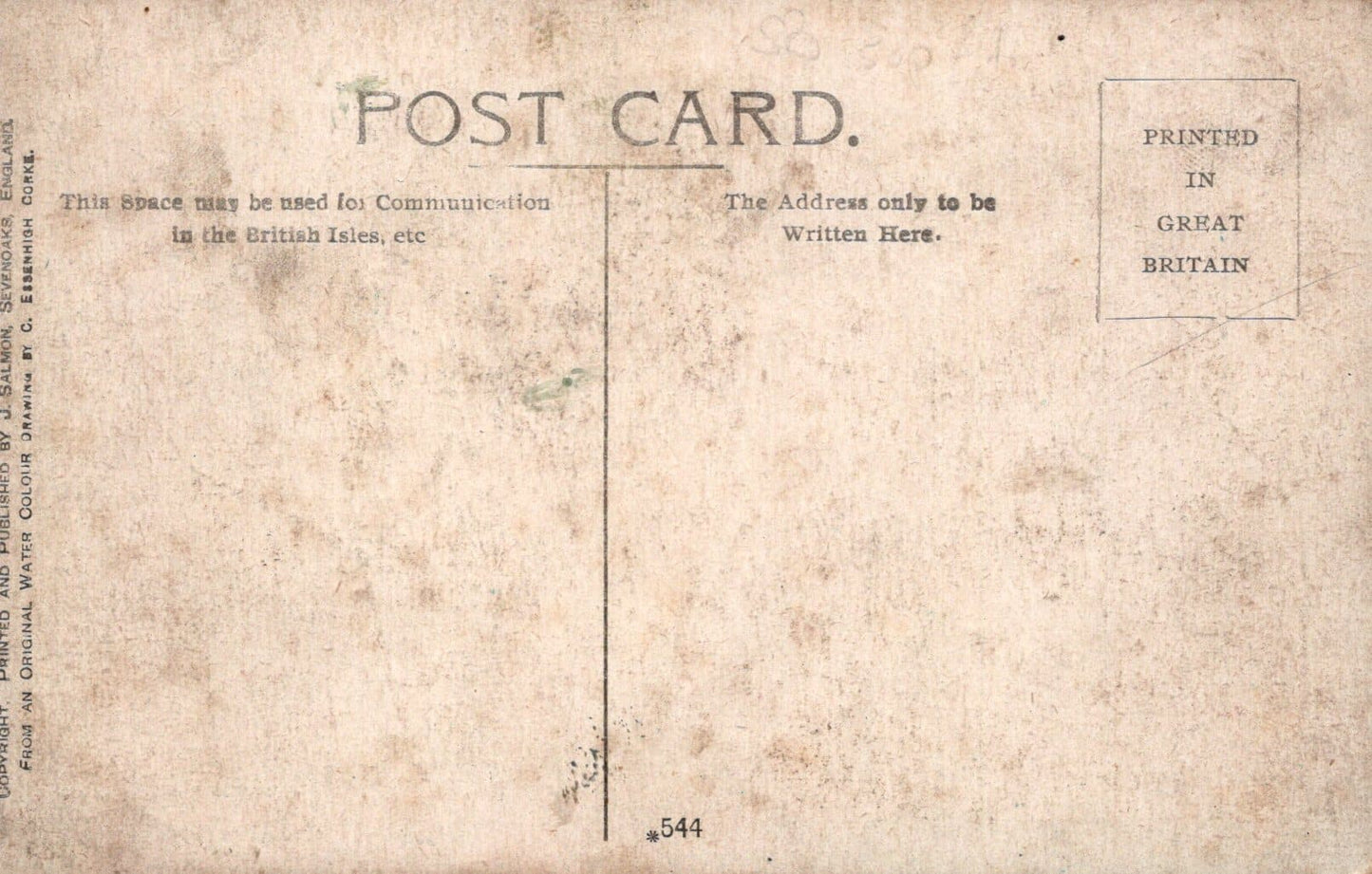 Kent Postcard - Artist View of Riverhead, Sevenoaks - Mo’s Postcards