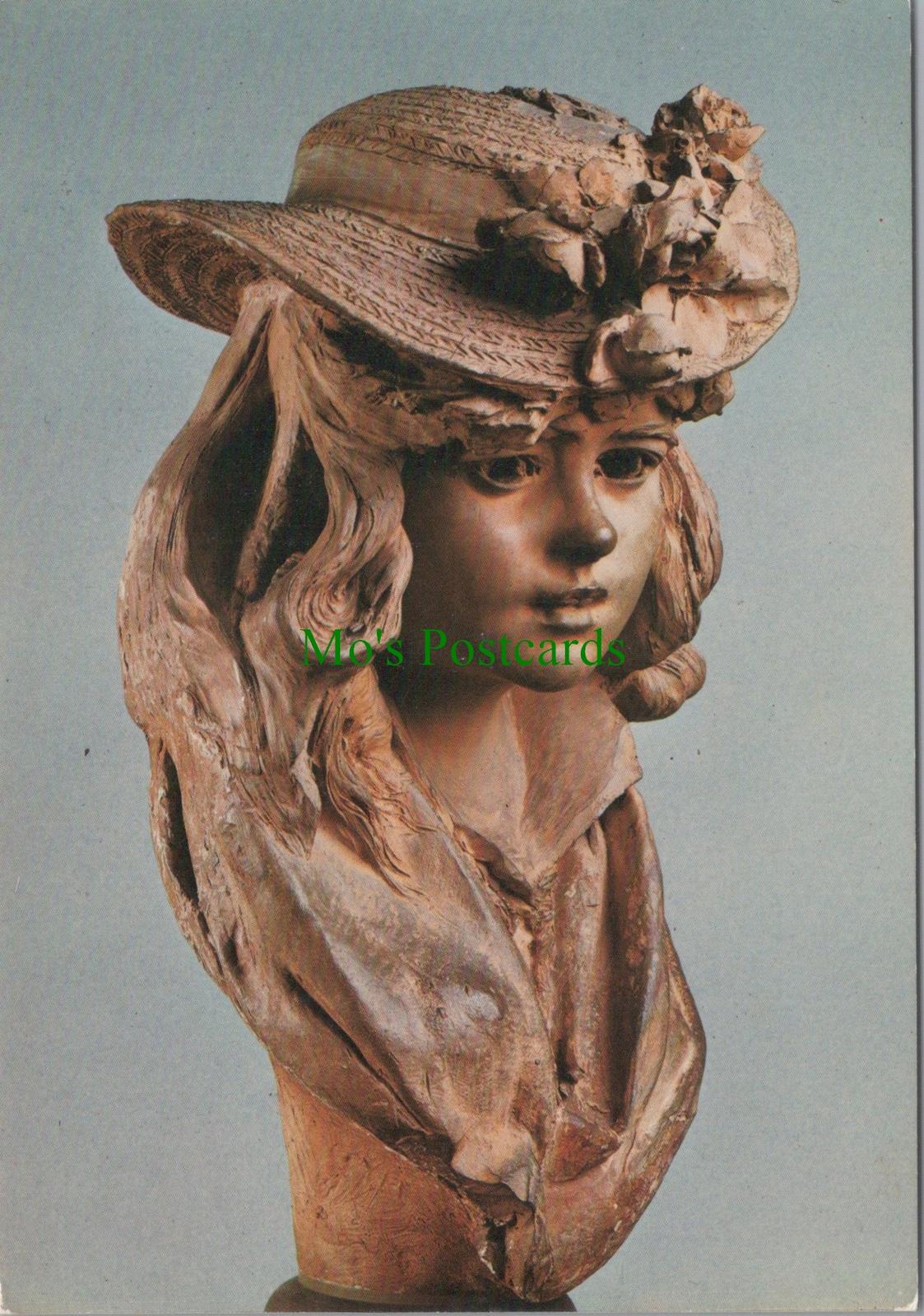 Art Postcard - Sculpture, Auguste Rodin, Jeune Fille Au Chapeau... RR19123