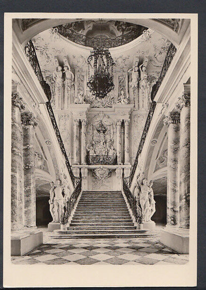 Germany Postcard - Schloss Bruhl - Erbaut Fur Kurfurst Clemens August Von RR2238