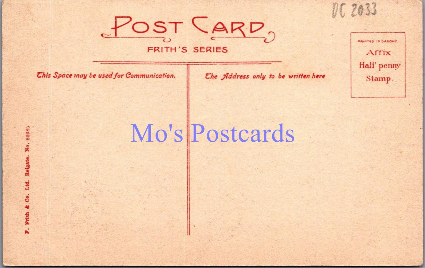 Cornwall Postcard - St Michael's Mount Castle, The Terrace  DC2033