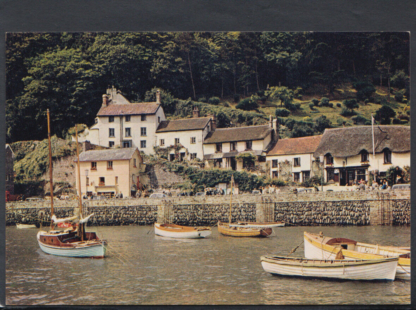 Devon Postcard - Lynmouth Harbour and Mars Hill  RR4851