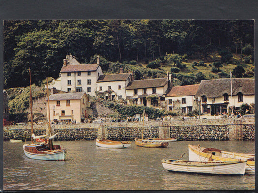 Devon Postcard - Lynmouth Harbour and Mars Hill  RR4851
