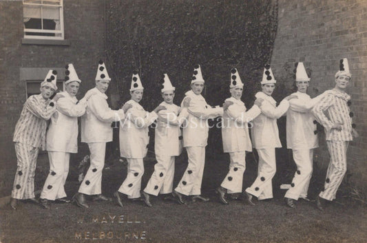 Theatrical Postcard - Pierrot Troupe, Amateur Dramatic Group, Melbourne XT116