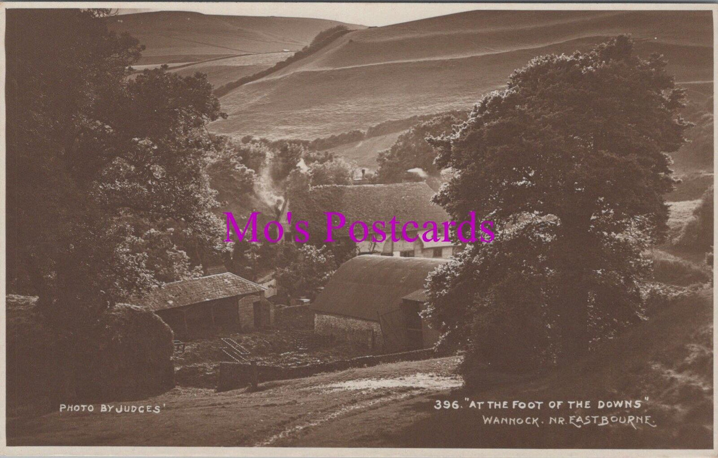 Sussex Postcard - Wannock, Nr Eastbourne "At The Foot of The Downs" HM474