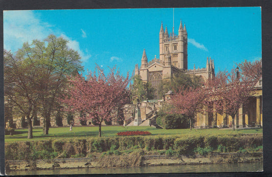 Somerset Postcard - The Abbey and Gardens, Bath  RS14515