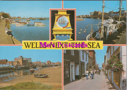 Norfolk Postcard - Wells Next The Sea Views  RR20372