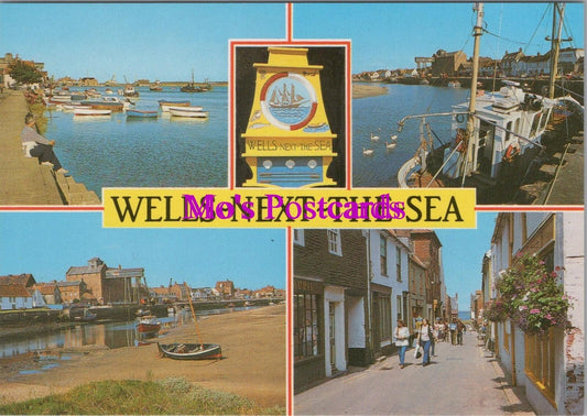 Norfolk Postcard - Wells Next The Sea Views  RR20372