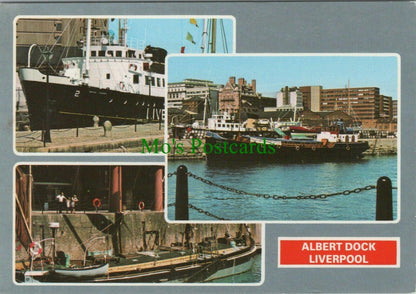 Lancashire Postcard - Views of Albert Dock, Liverpool  RR11392