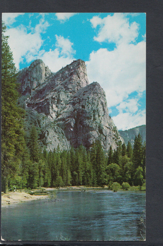 America Postcard - Three Brothers, Yosemite National Park, California  RS20058