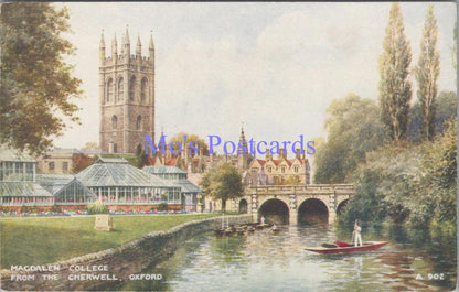 Oxfordshire Postcard - Oxford, Magdalen College From The Cherwell DC2282