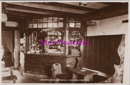 Cornwall Postcard: Mary's Bar Jamaica Inn Bolventor Bodmin Moor 1930’s RS37627