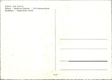 Load image into Gallery viewer, Germany Postcard - Bonn Am Rhein, Rathaus, Beethoven-Denkmal RRR1516
