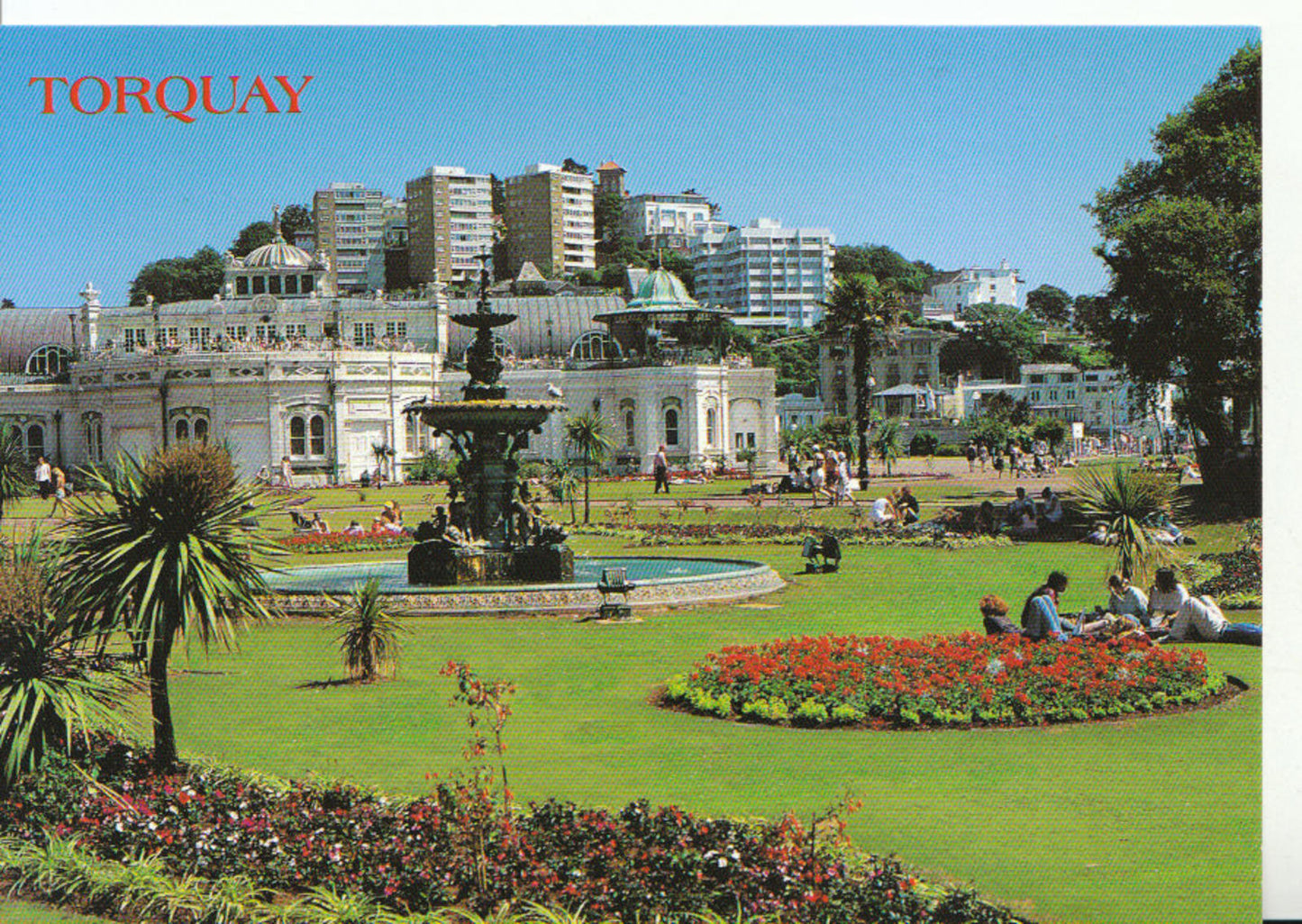 Devon Postcard - Princess Gardens, Torquay 9552A
