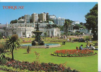Devon Postcard - Princess Gardens, Torquay 9552A