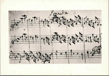 Load image into Gallery viewer, British Museum Postcard-Music -Opening Bars of Purcell's 'Golden Sonata' RRR1278
